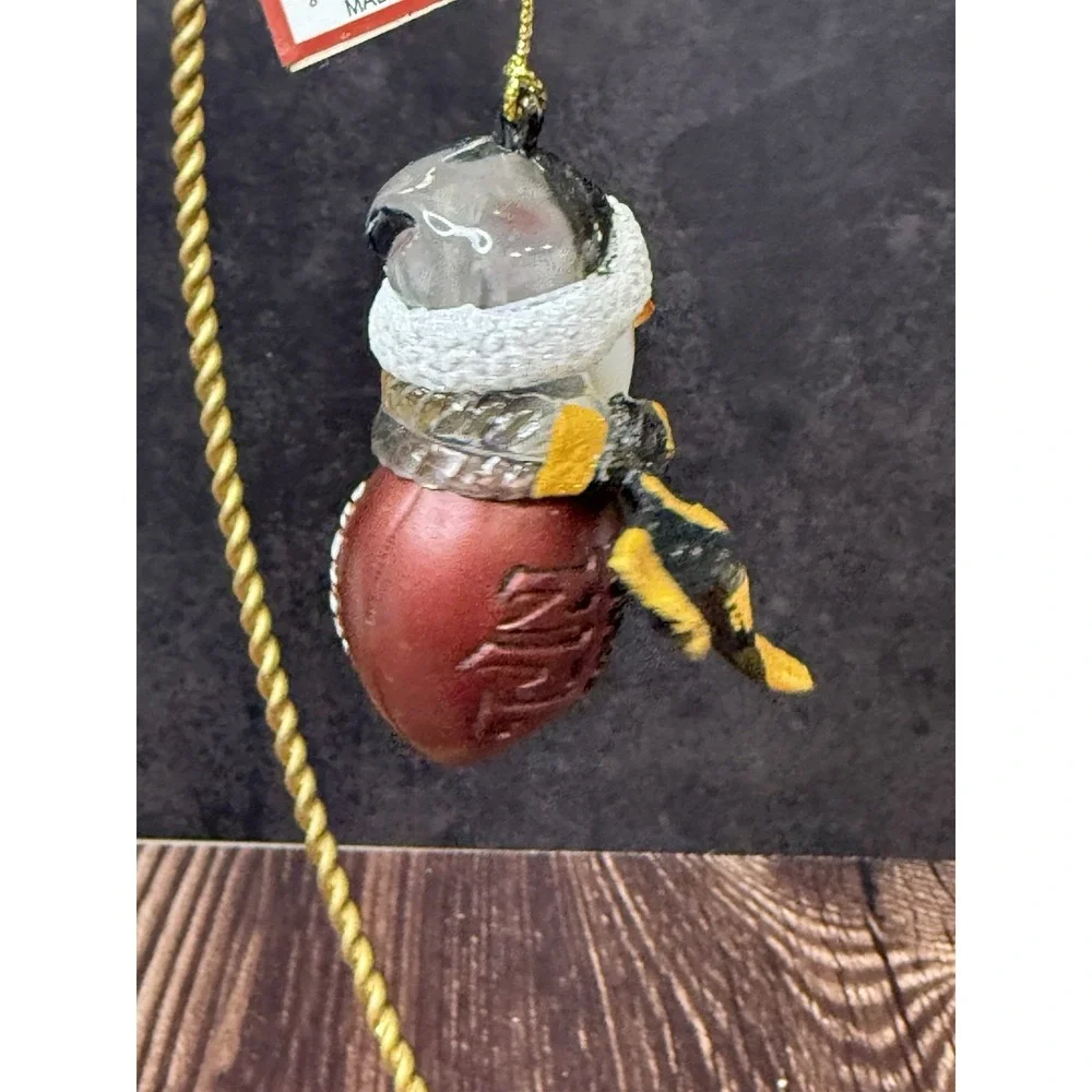 Pittsburgh Steelers Snowman Christmas Ornament NFL Wilson